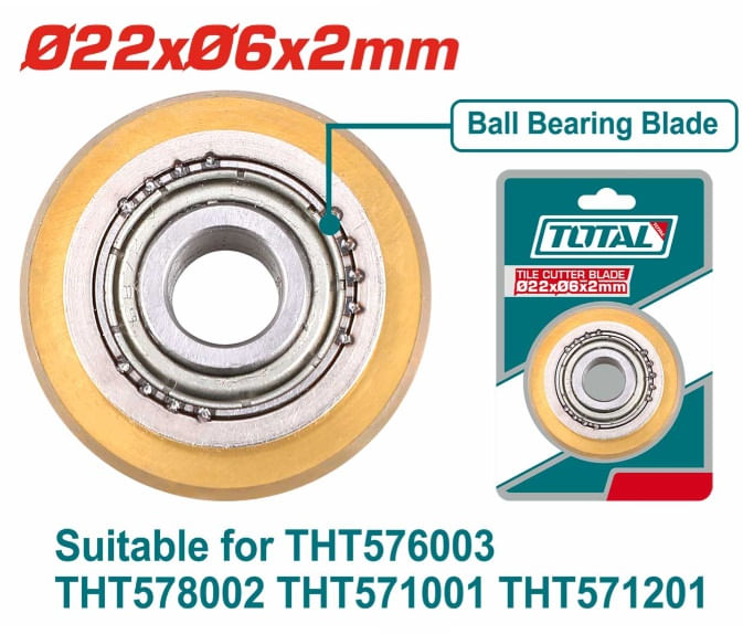 Lama taiere TOTAL- carbid tungsten, cu rulment, compatibil cu THT576003, THT578002, THT571001, THT571201 INDUSTRIAL, 1, atomico.ro