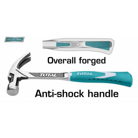 Scule si unelte de mana, Ciocan de dulgherie TOTAL Industrial -  560g, 1, atomico.ro