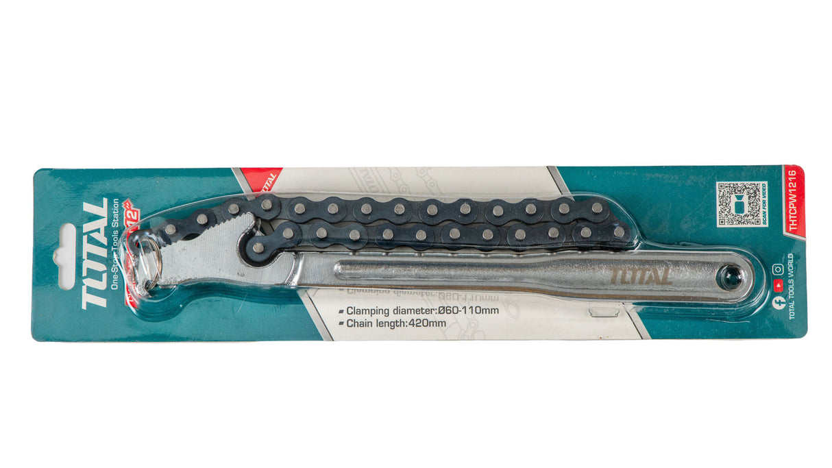 Cheie cu lant Total 12", 60-110mm, L 420mm, 4, atomico.ro