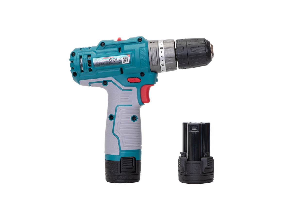 Masina de gaurit TOTAL cu percutie 12V-1.5Ah NU INCLUDE INCARCATOR, 3, atomico.ro