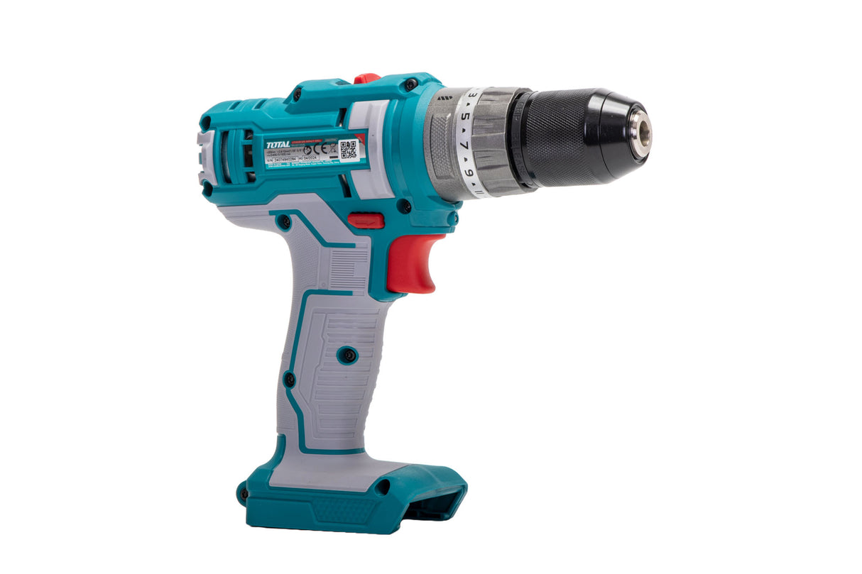 Masina de gaurit cu percutie TOTAL, 20v 2.0Ah, Li-Ion, 1500 rpm, 22500 bpm, 47 accesorii(include 2 acumulatori + 1 incarcator), 3, atomico.ro