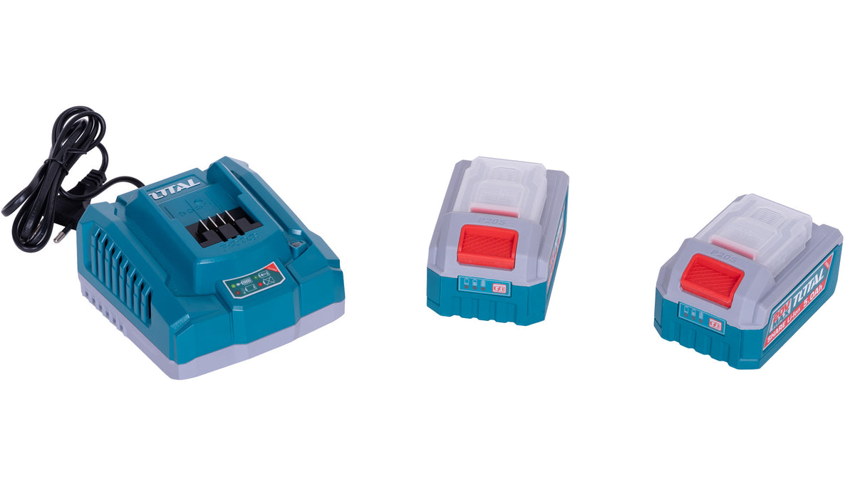 Masina de gaurit cu percutie TOTAL 20 V, 5.0 Ah, 166 Nm (INCLUDE 1 INCARCTOR SI 2 ACUMULATORI), 4, atomico.ro