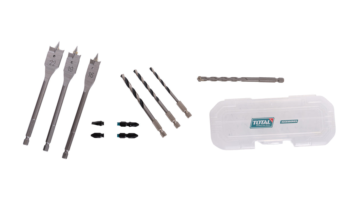 Masina de gaurit cu percutie TOTAL 20 V, 5.0 Ah, 166 Nm (INCLUDE 1 INCARCTOR SI 2 ACUMULATORI), 12, atomico.ro