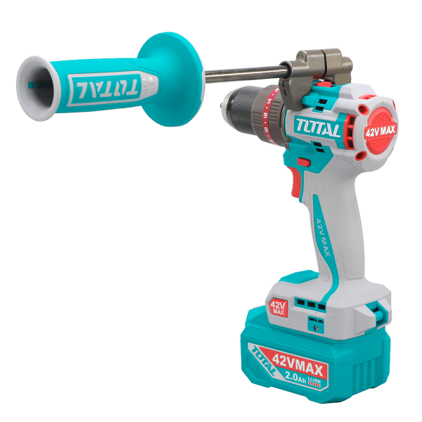 Masina de gaurit cu impact TOTAL 42V, 99 Nm, mandrina metalica 13 mm (INCLUDE 2 ACUMULATORI, 1 INCARCATOR), 4, atomico.ro