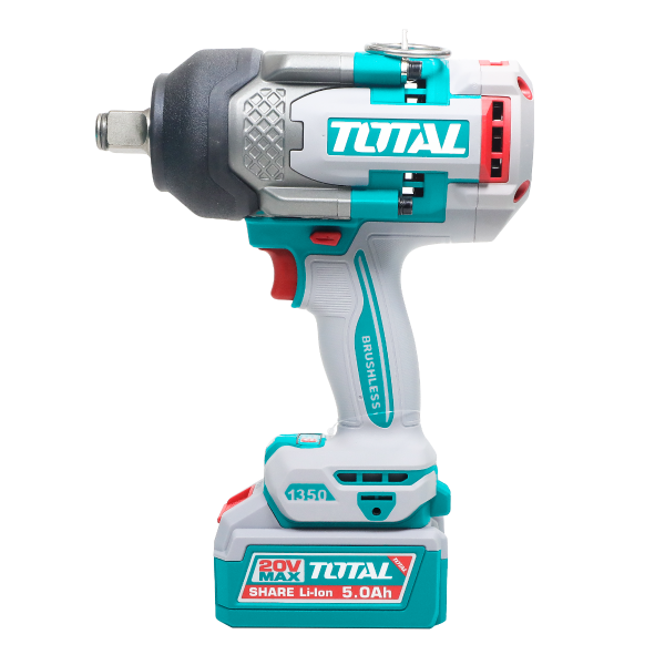 Masina de insurubat cu impact TOTAL 20V, 3/4", 1350 Nm, fara acumulator si incarcator, 2, atomico.ro