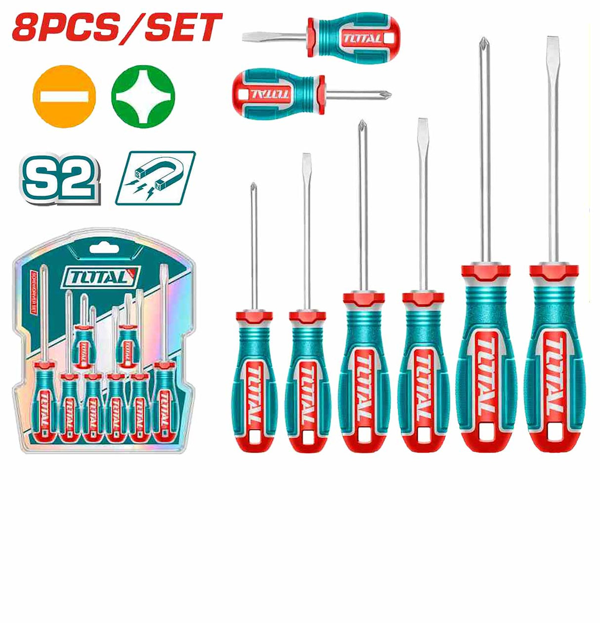 Set surubelnite TOTAL 8 piese, 1, atomico.ro
