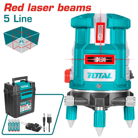 Scule si unelte de mana, Nivela cu laser TOTAL, raza 30m, Precizie de nivelare  1,0 mm la 5 m, 2, atomico.ro