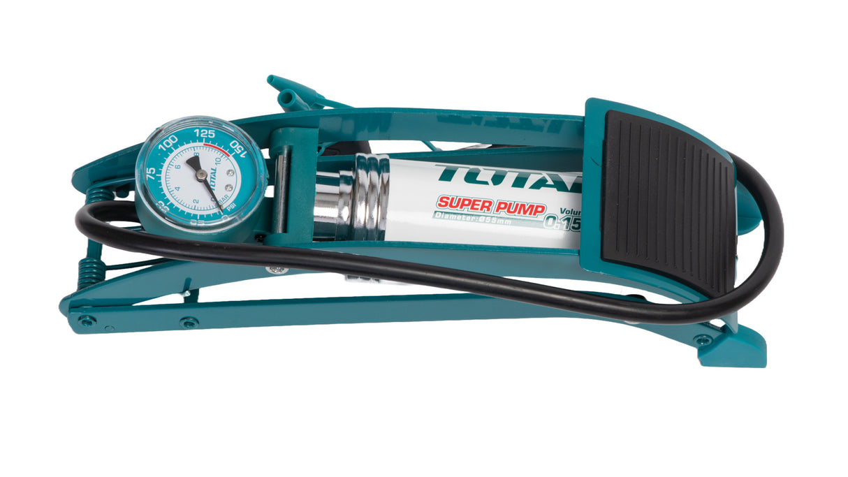 Pompa auto de picior TOTAL cu manometru, 2, atomico.ro