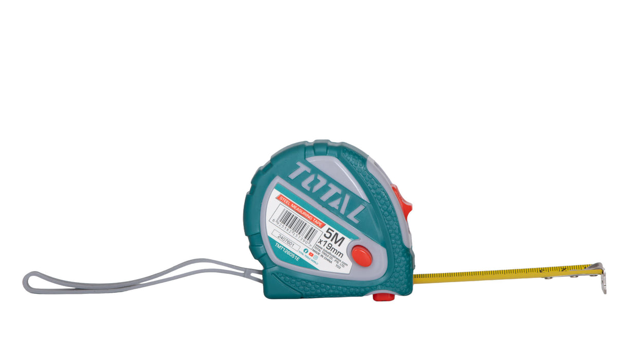 Ruleta TOTAL - 5m x 19mm - buton 3 functii, 4, atomico.ro