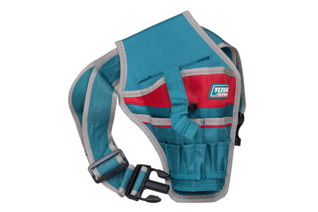 Depozitare, transport si protectie, Set transport unelte TOTAL 5 piese rucsac, geanta, vesta, centura, suport bormasina, 6, atomico.ro