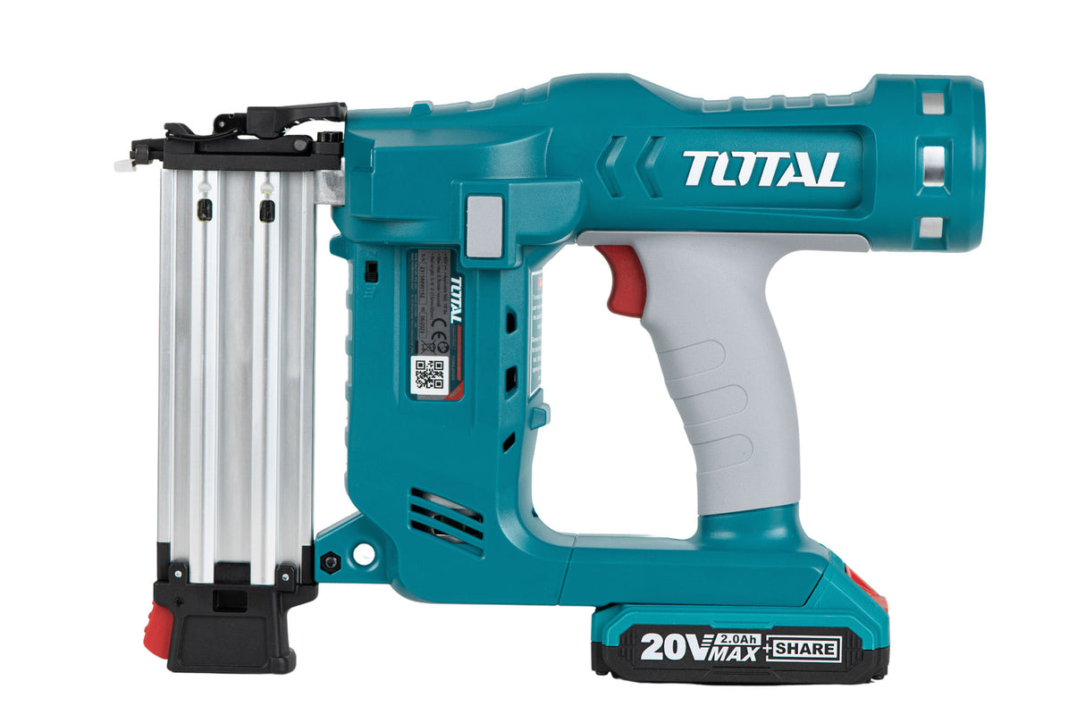 Set TOTAL pistol vopsit, pistol cuie, pensule, trafalet, incarcator si baterie 20V 2Ah, 2, atomico.ro