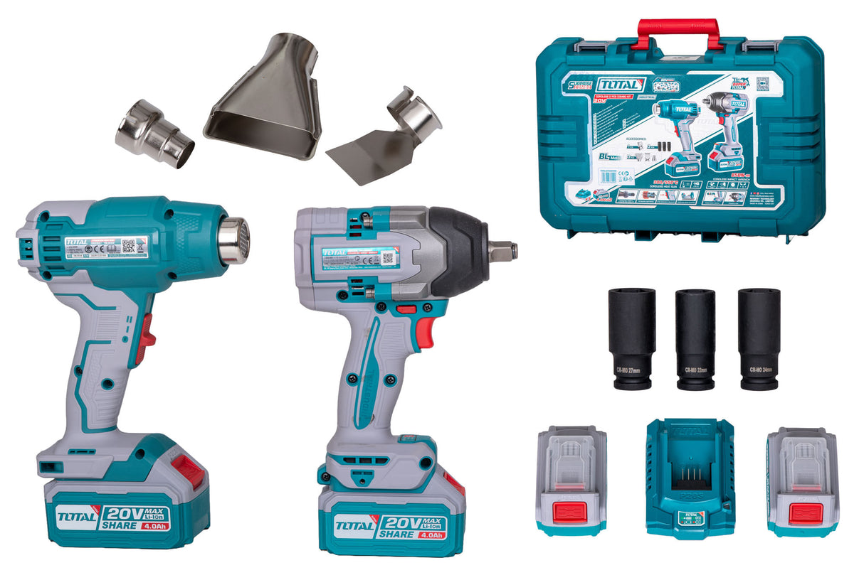 Kit combo TOTAL 20V MASINA DE INSURUBAT, FEON INDUSTRIAL, 1, atomico.ro