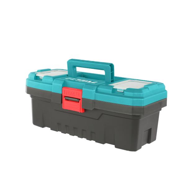 Cutie scule TOTAL 14", plastic PP, compartimente organizare, tava inclusa, 1, atomico.ro
