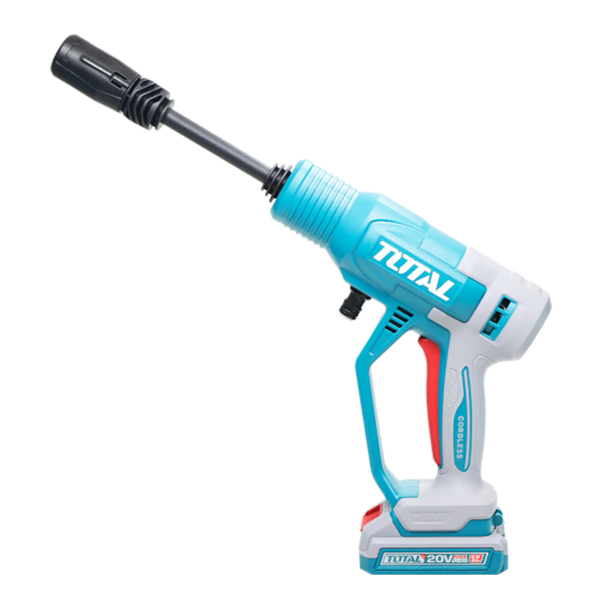 Aparat de spalat cu presiune TOTAL 20V – Portabil, 24.8 Bar, Autoabsorbtie, Li-Ion, 2, atomico.ro