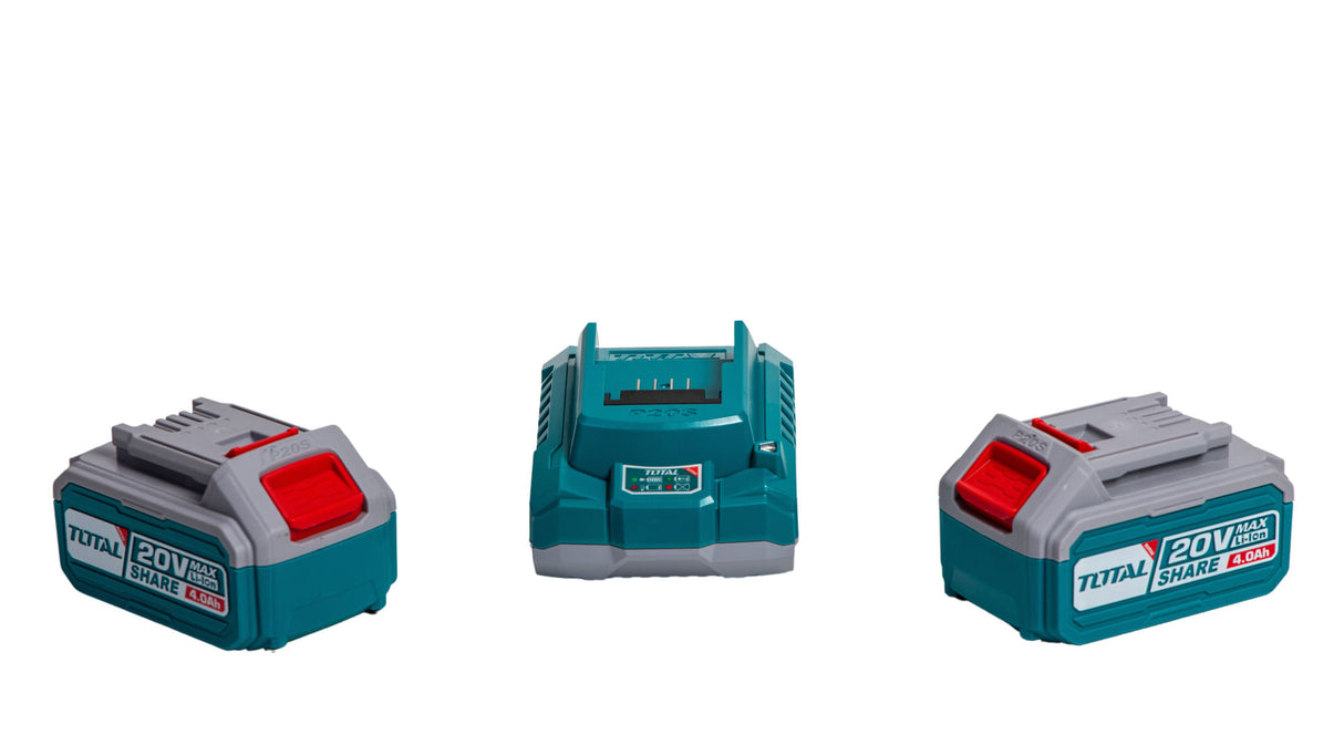 Ciocan rotopercutor pe acumulatori TOTAL, 2j, LI-ION, 20V, motor fara perii INDUSTRIAL, 3, atomico.ro