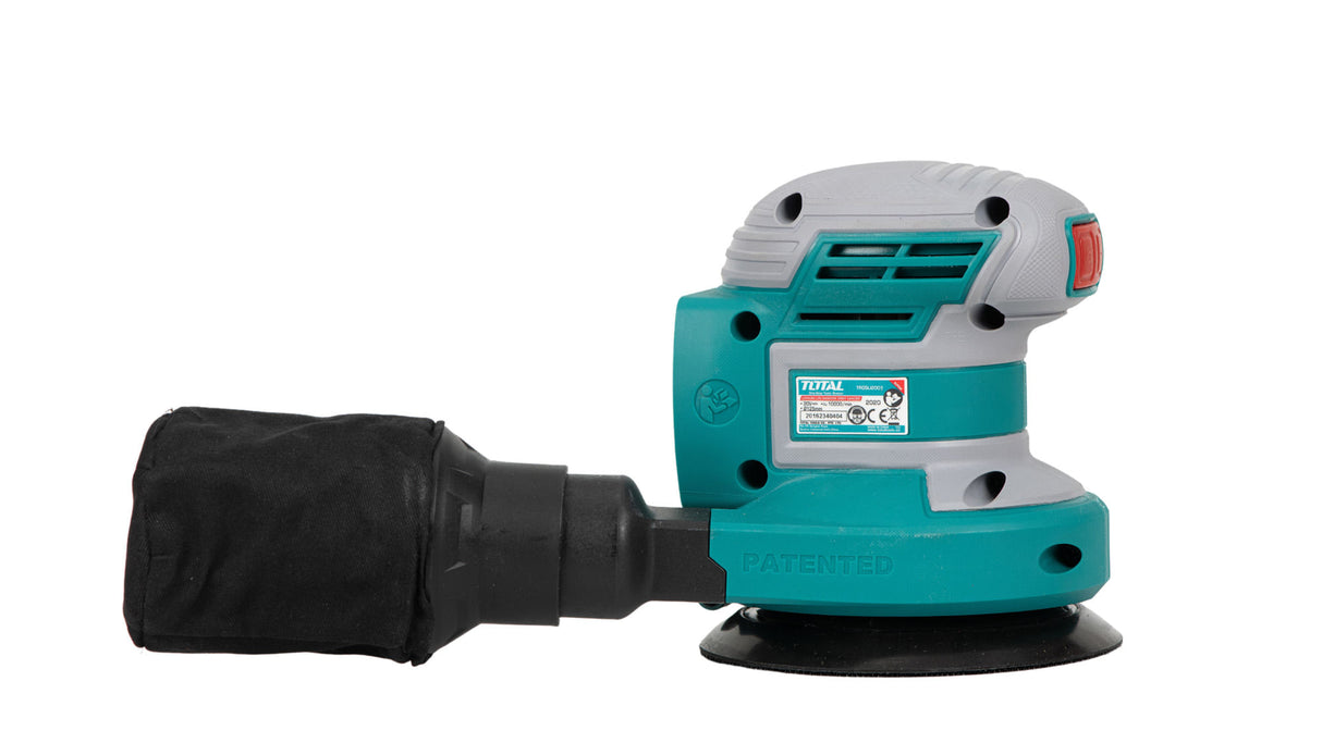 Masina de slefuit rotativa TOTAL - 125mm, fara acumulator si incarcator, 3, atomico.ro