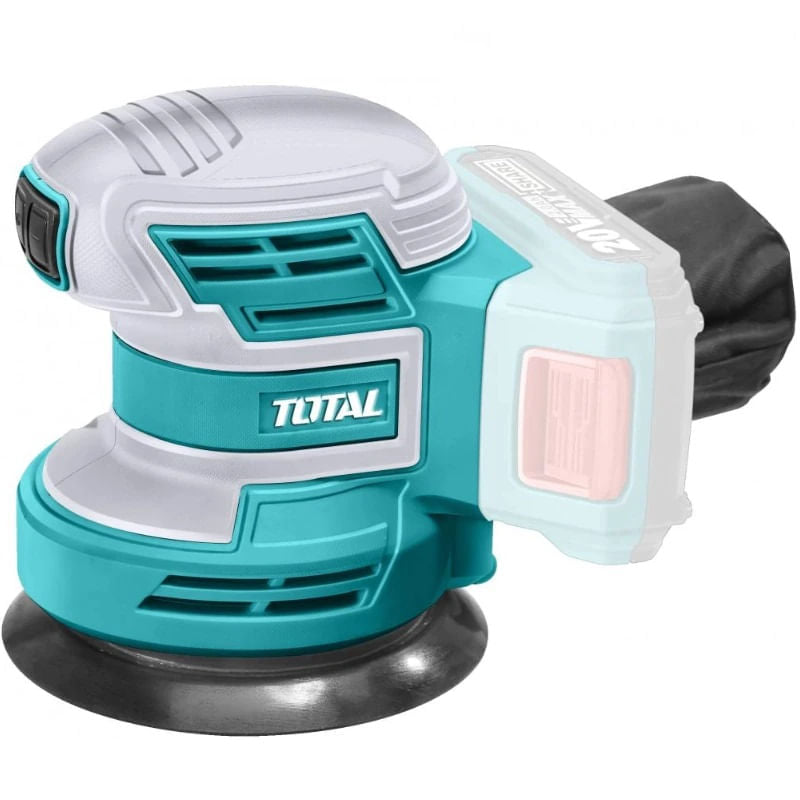 Masina de slefuit rotativa TOTAL - 125mm, fara acumulator si incarcator, 1, atomico.ro