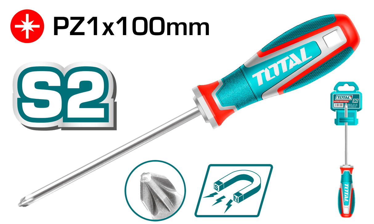 Surubelnita stea Total PZ1 - 5.0MM - 100MM - S2 INDUSTRIAL, 3, atomico.ro