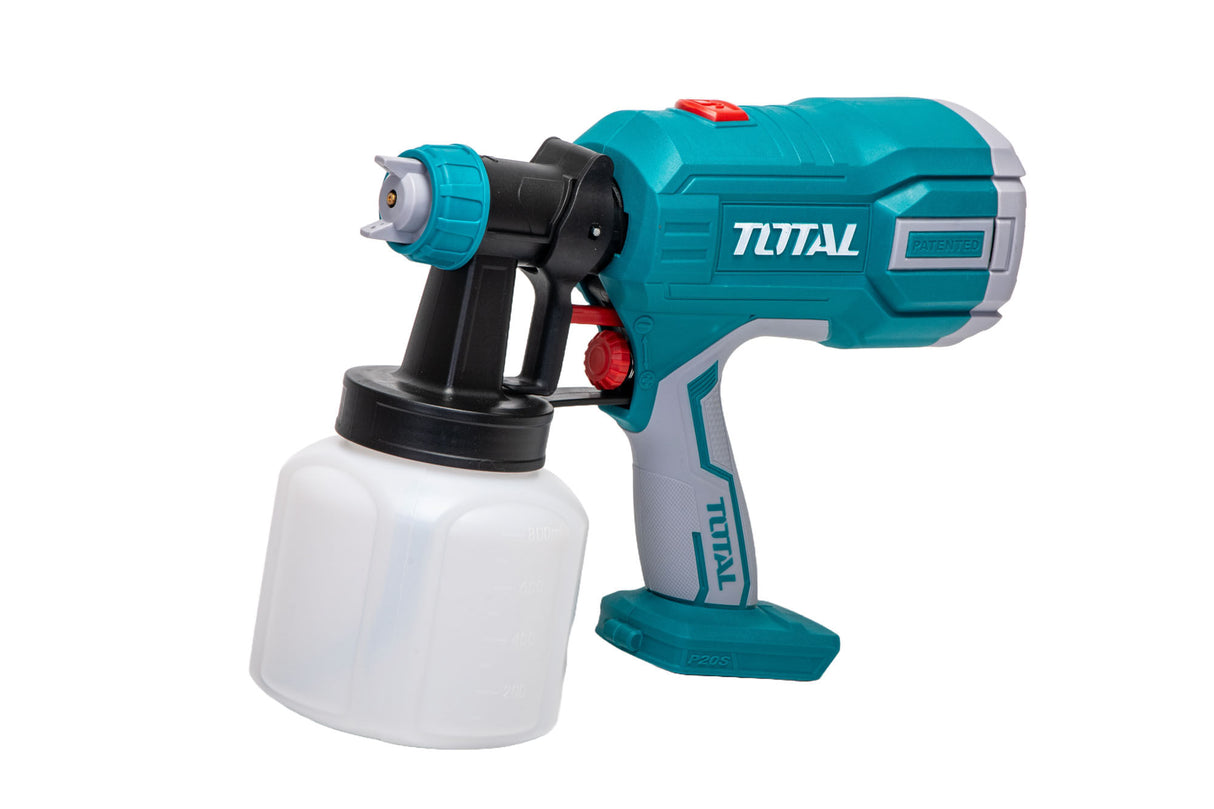 Pistol de vopsit TOTAL - 800ML - LI-ION - 20V NU INCLUDE ACUMULATOR SI INCARCATOR, 4, atomico.ro