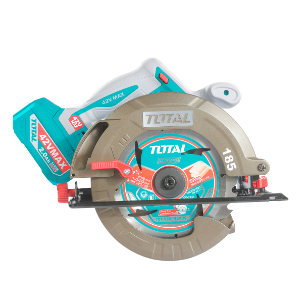 Fierastrau circular TOTAL 42V, 185 mm, brushless, cu 2 acumulatori 2.5Ah si incarcator, 5, atomico.ro