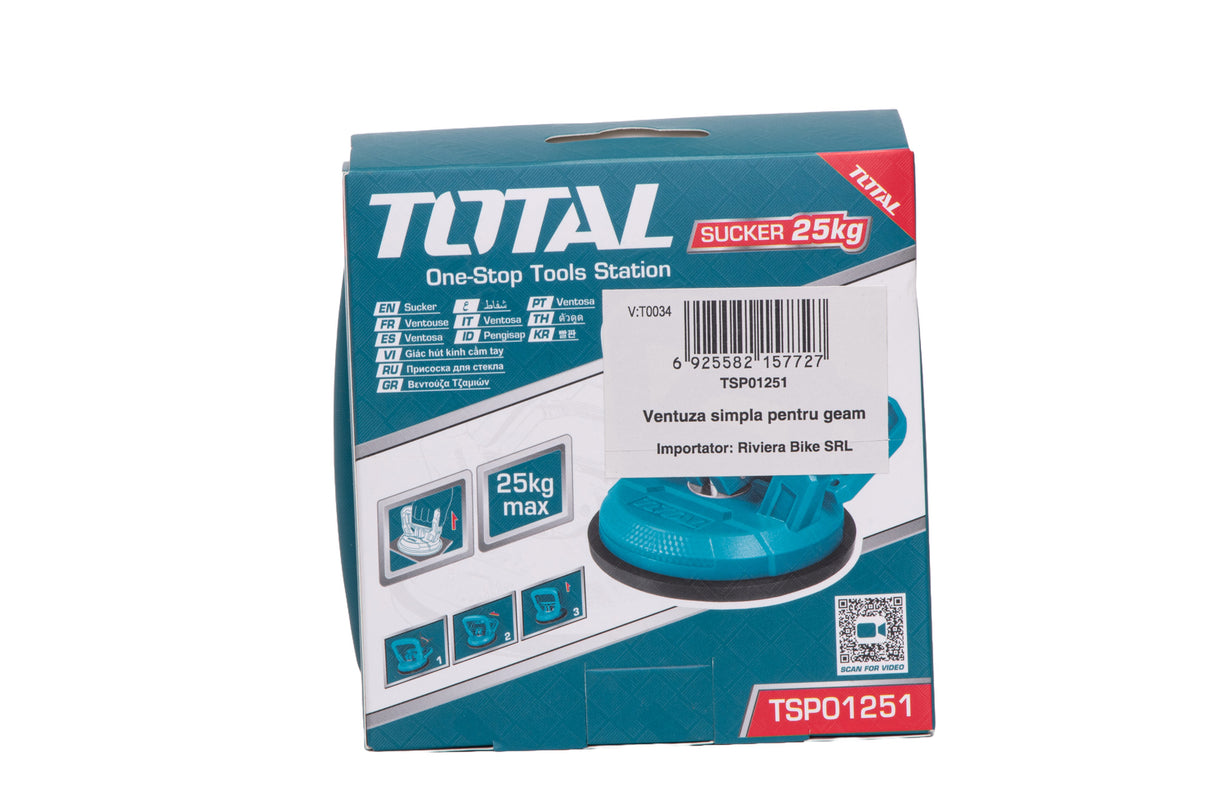 Ventuza simpla TOTAL pentru geam, 7, atomico.ro