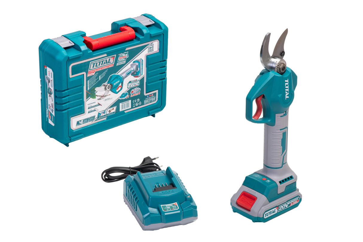 Foarfeca pentru crengi TOTAL 20V, diametru taiere 20 mm / 30 mm (INCLUDE ACUMULATOR, INCARCATOR), 1, atomico.ro