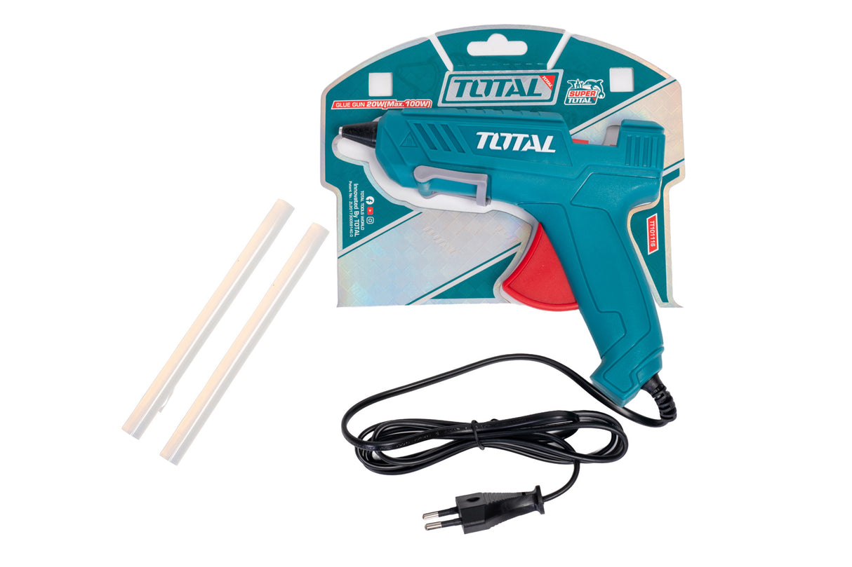 Pistol de lipit TOTAL 100W, lipire la cald cu batoane siliconice - Resigilat, 5, atomico.ro