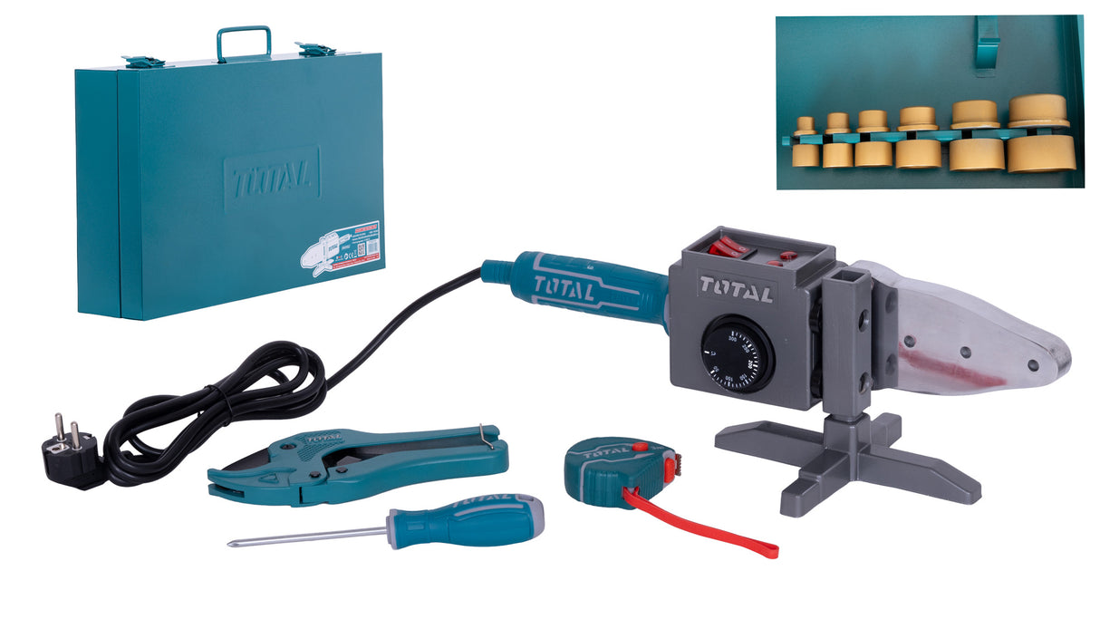 Masina de sudat tevi termoplastice TOTAL Industrial - 800W/1500W, 1, atomico.ro