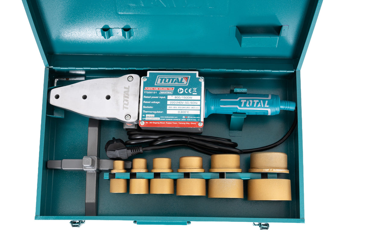 Masina de sudat tevi termoplastice TOTAL Industrial - 800W/1500W, 2, atomico.ro