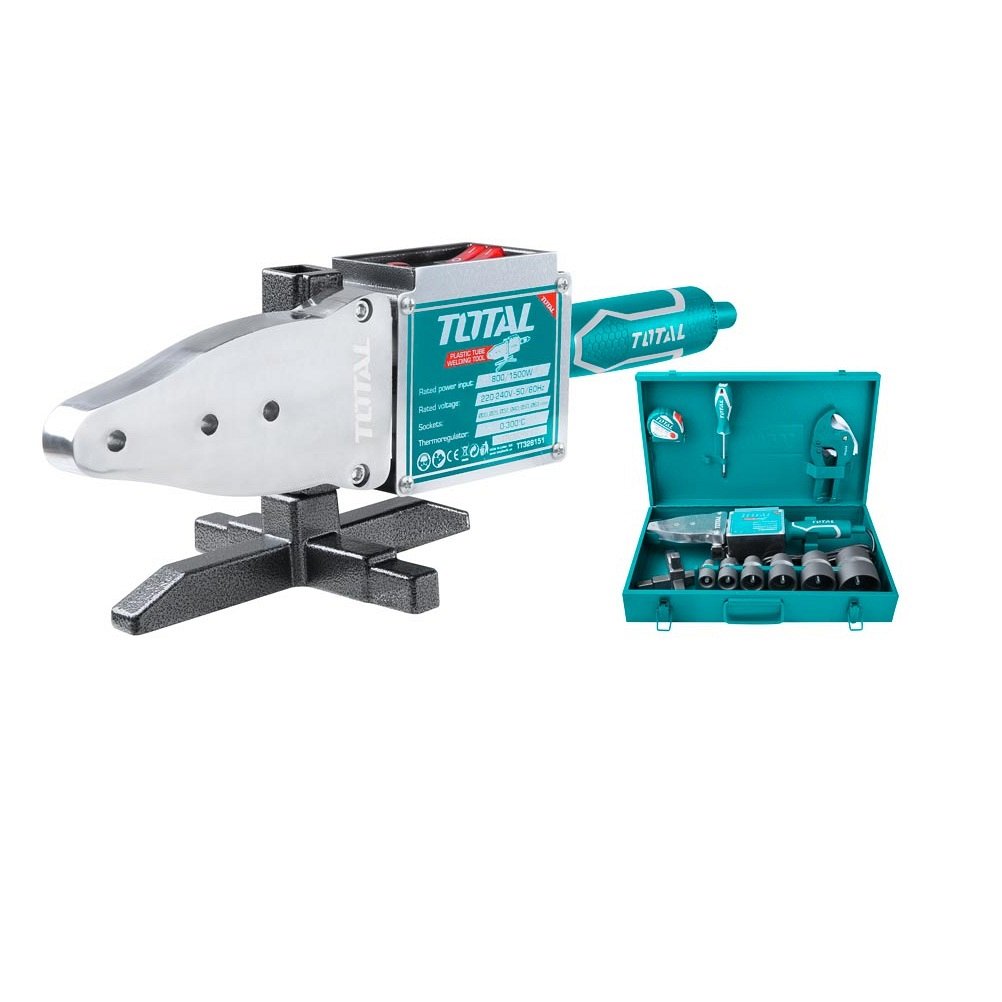 Masina de sudat tevi termoplastice TOTAL Industrial - 800W/1500W, 1, atomico.ro