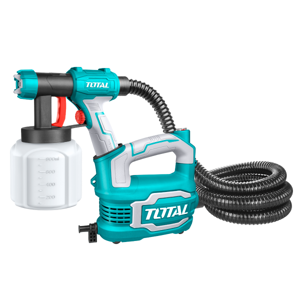 Pistol electric vopsit TOTAL 550W, HVLP, debit 850 ml/min, rezervor 800 ml, 1, atomico.ro