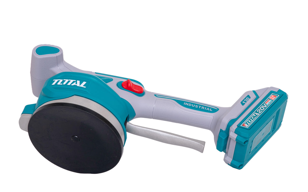 Vibrator cu ventuza pentru placi ceramice TOTAL – 20V, 60 kg, 6 viteze, set accesorii inclus (include acumulator si incarcator), 3, atomico.ro
