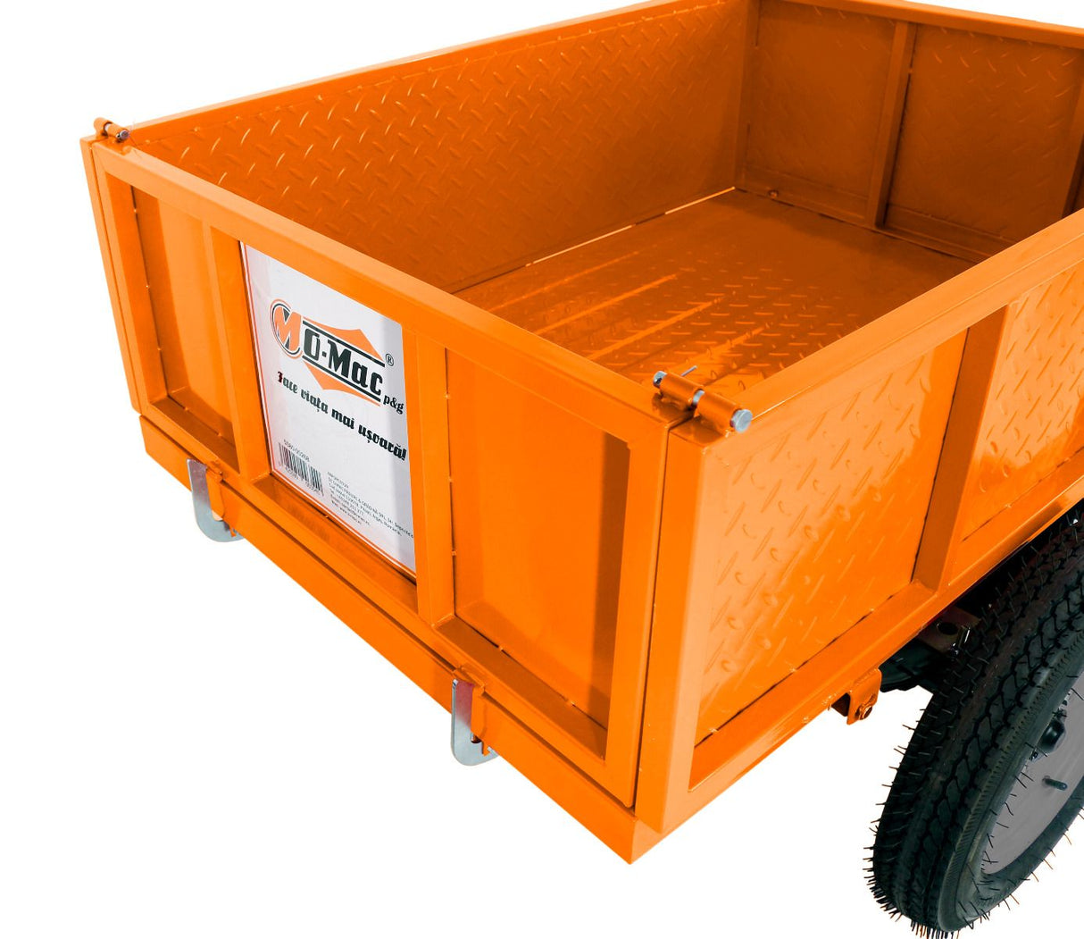 Remorca motocultor OMAC RM 500 - 500 Kg, 2, atomico.ro