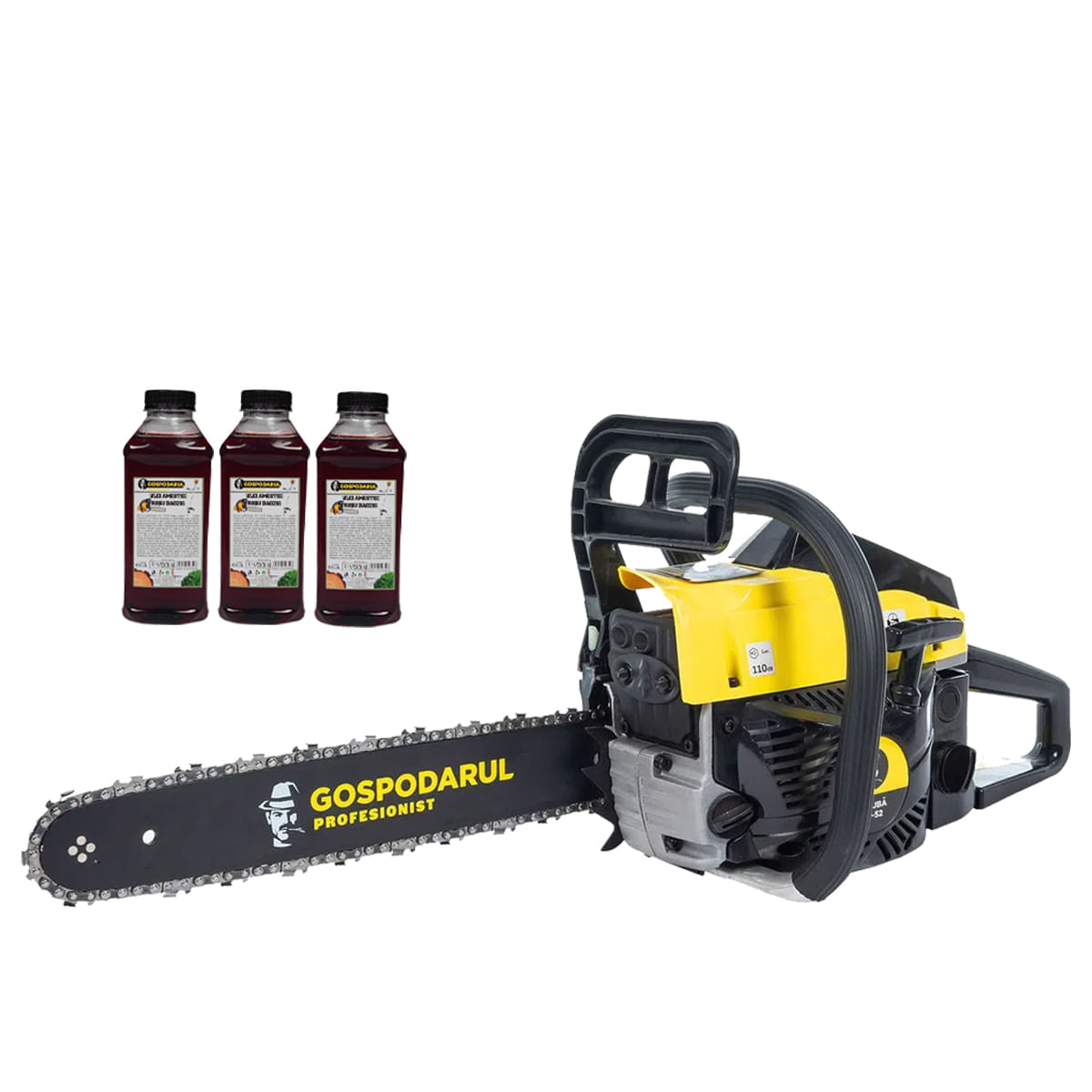 Drujba pe benzina GP-52, 5 CP, 52CC, 3 x ulei motor 2T, 1, atomico.ro