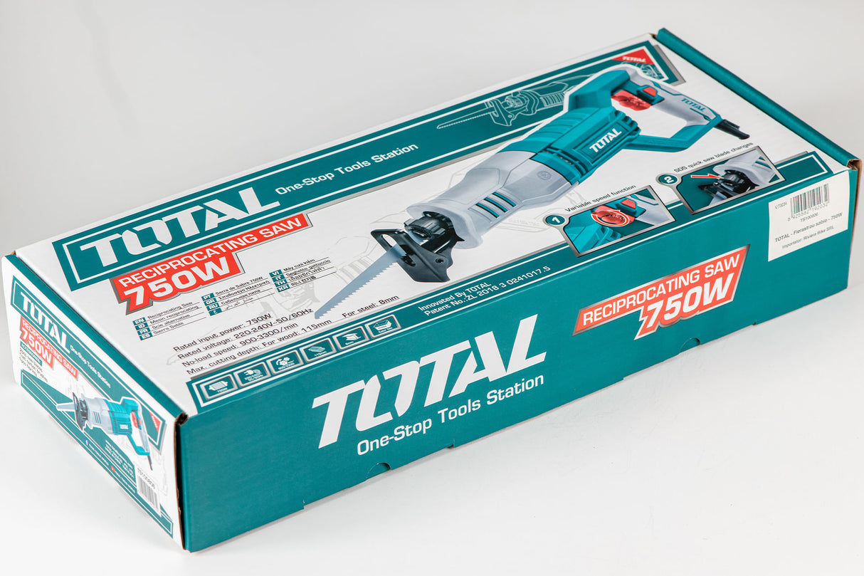 Fierastrau sabie TOTAL - 750W, 115mm, 3, atomico.ro