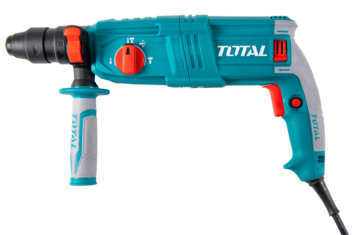 TOTAL - Ciocan rotopercutor - 800W, 2.5J, SDS+ + mandrina 13mm, 4, atomico.ro