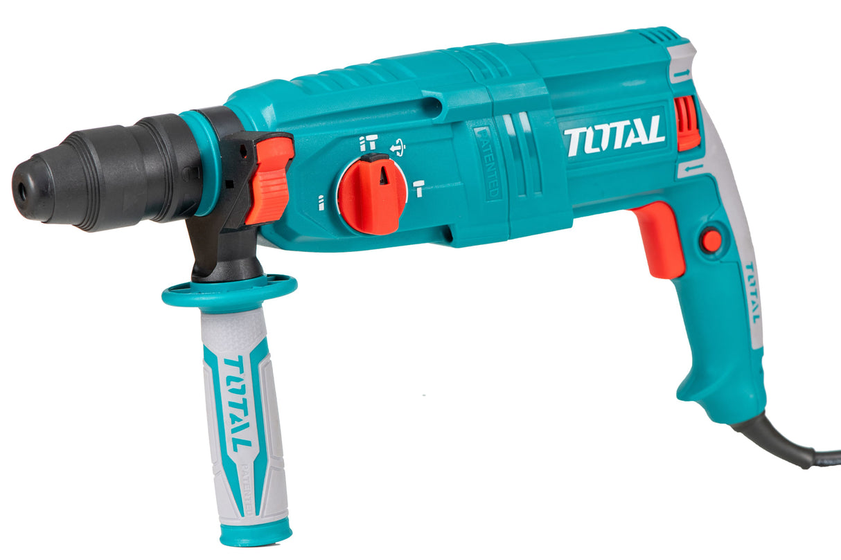TOTAL - Ciocan rotopercutor - 800W, 2.5J, SDS+ + mandrina 13mm, 2, atomico.ro