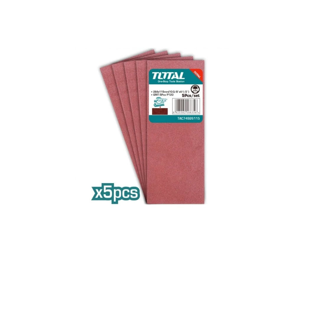 Set 5 buc hartie abraziva Total pentru slefuitor 264x115mm, 3, atomico.ro