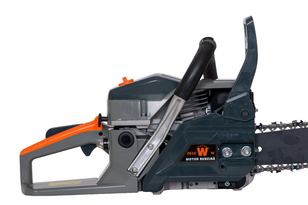 Drujba pe benzina WOLFSON STX-620, 3.5CP, 58CC, 2 lame, 2 lanturi + toporisca fibra Wolfson, 6, atomico.ro