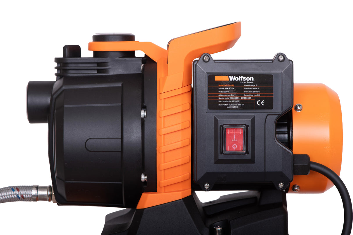 Hidrofor Wolfson - cap PLASTIC, 24L - 800W-3C, 3, atomico.ro