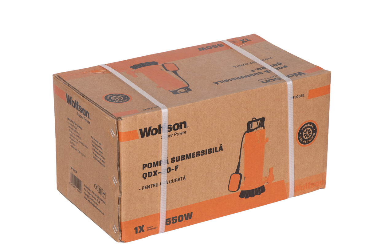 Pompa submersibila apa curata cu plutitor Wolfson QDX-20-F, 550W, 3000 l/h RESIGILAT, 6, atomico.ro