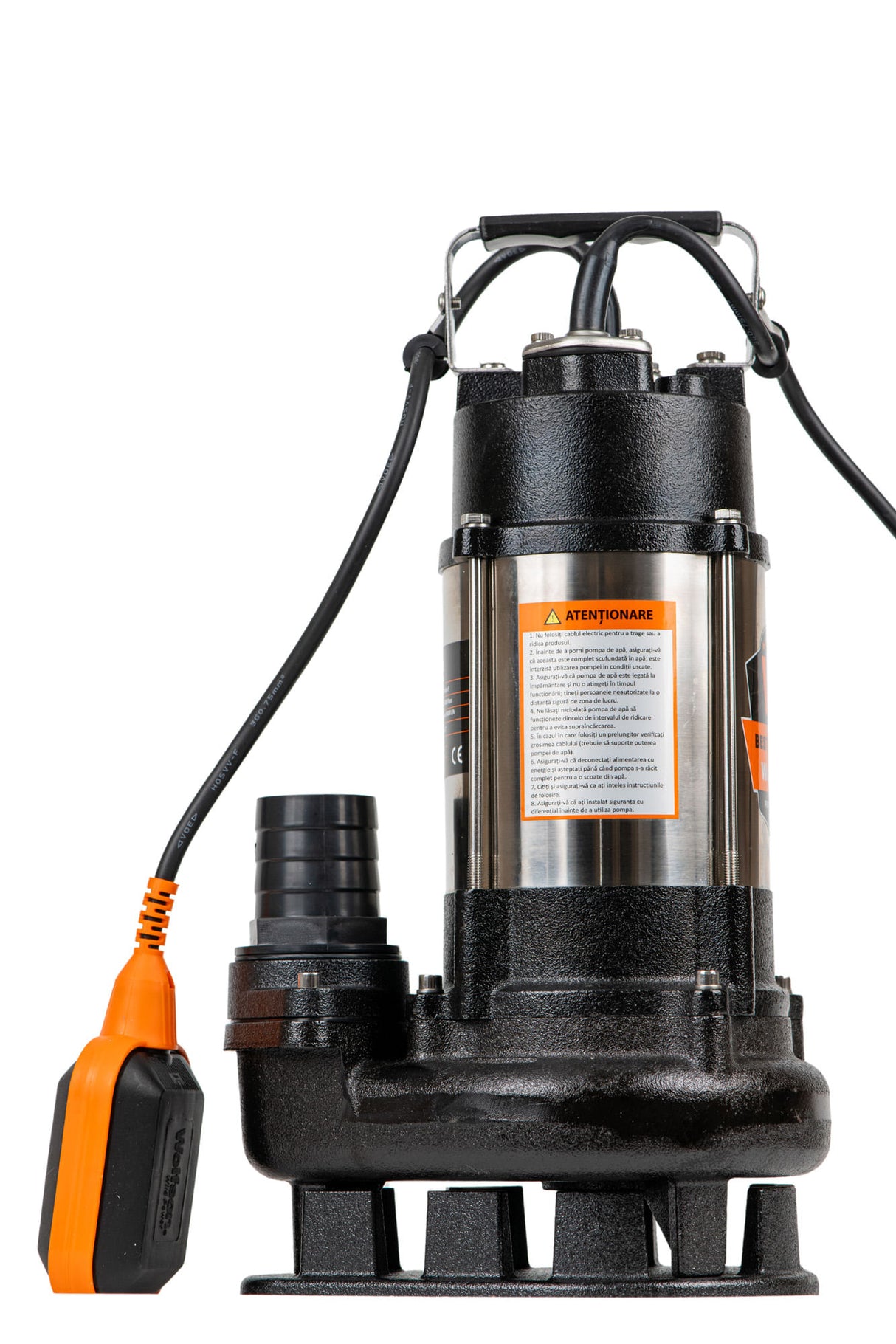 Pompa submersibila apa murdara Wolfson DW-7500-F, 1500W, debit maxim 10000 l/h - Resigilat, 2, atomico.ro