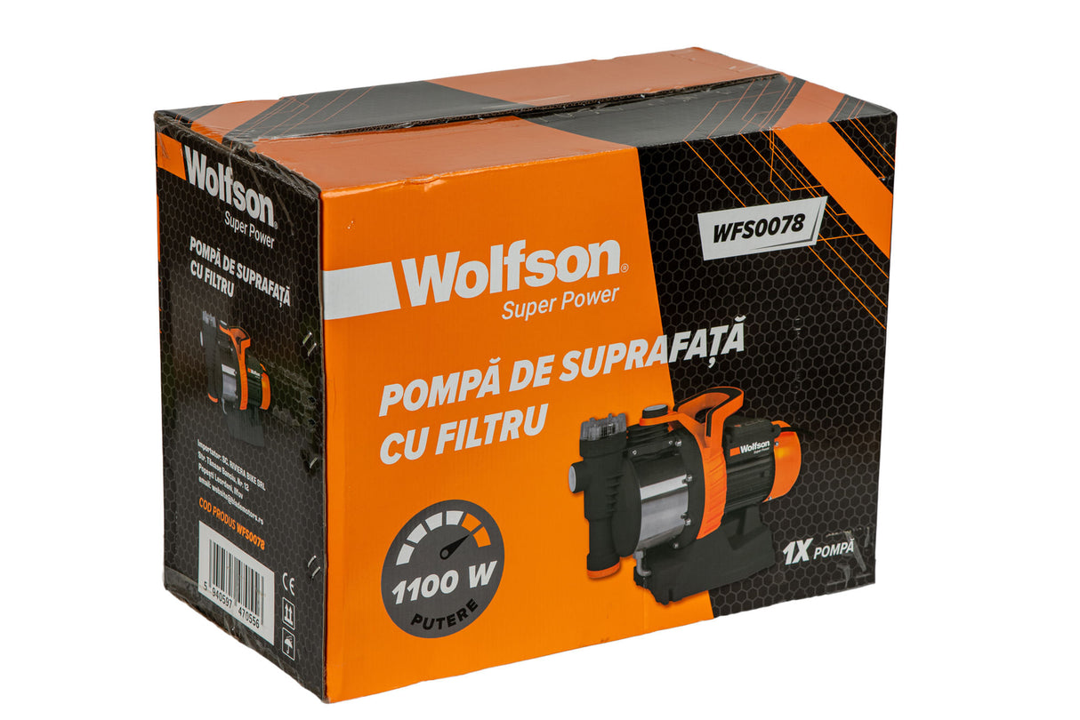 Pompa de suprafata centrifugala apa curata Wolfson JET-100L, 5, atomico.ro