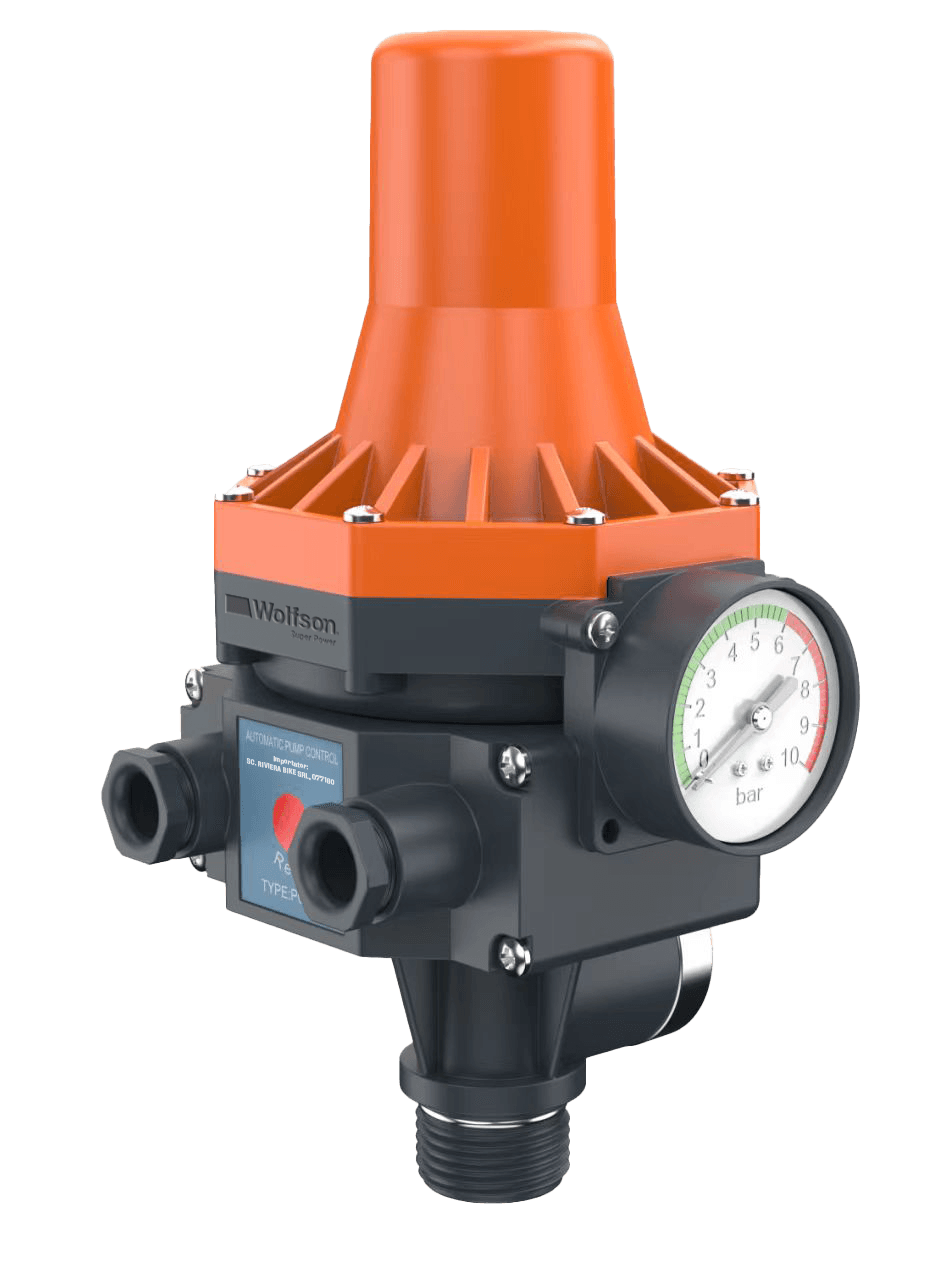 Presostat electronic Wolfson PC-12A (ADJ), 1100W, 10 bar, 1", 1, atomico.ro