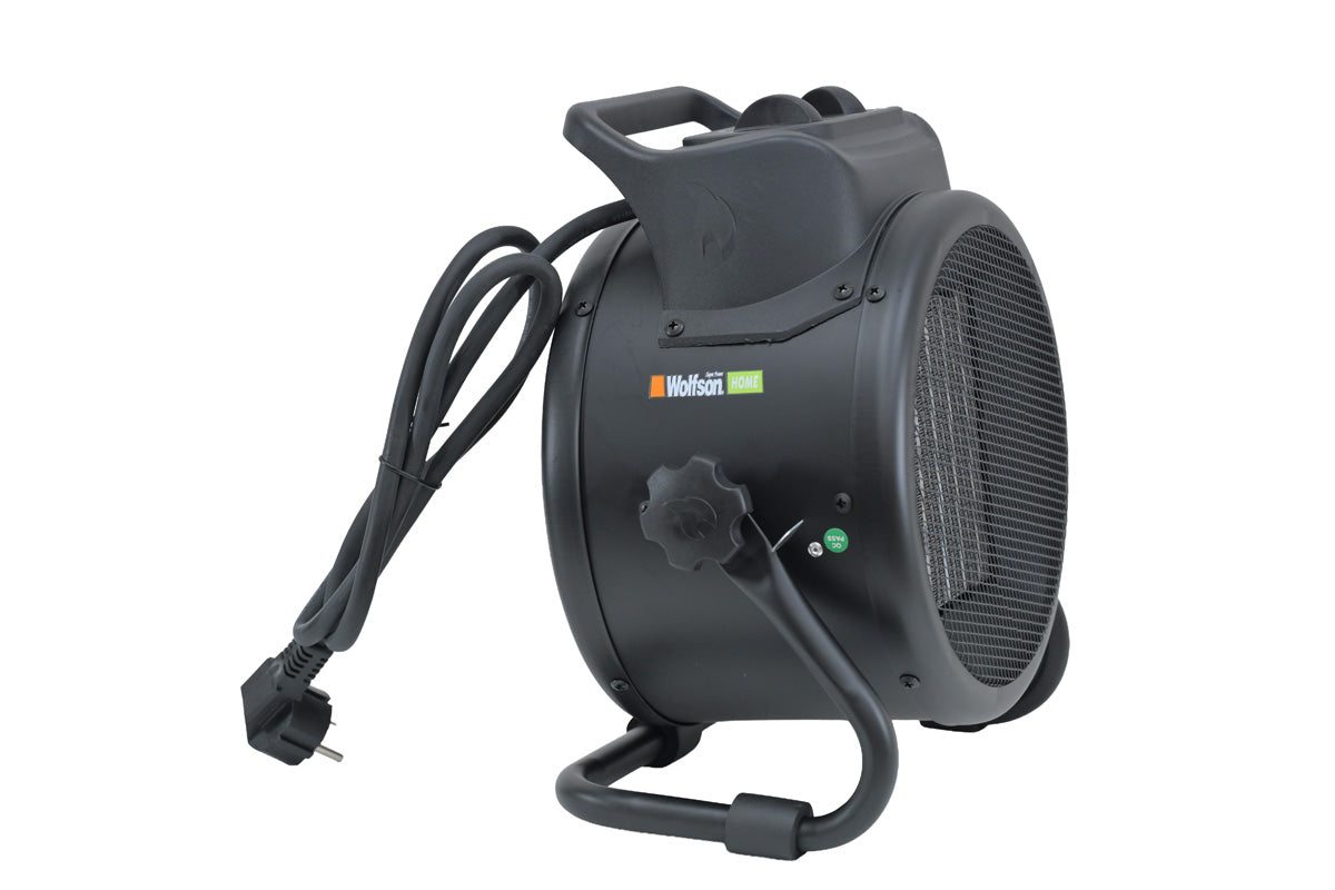 Aeroterma electrica industriala WOLFSON T3C, 3000W, 2 trepte de putere, termostat reglabil, debit aer 365 m³/h, 5, atomico.ro