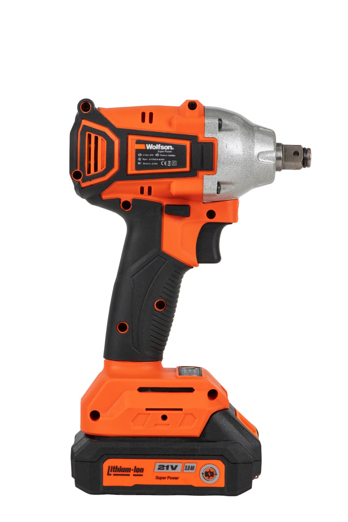 Masina de insurubat cu impact si acumulator Wolfson - 21V, 2 Ah, 2 acumulatori, 3, atomico.ro