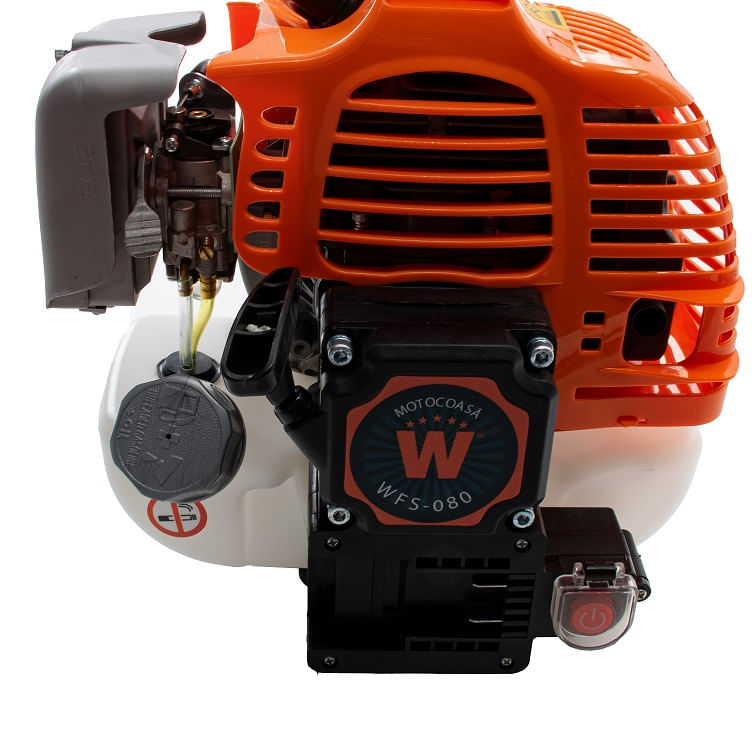 Motocoasa profesionala WOLFSON cu pornire electrica, 8 CP, 52cc, 10 accesorii, ham profesional, 3, atomico.ro