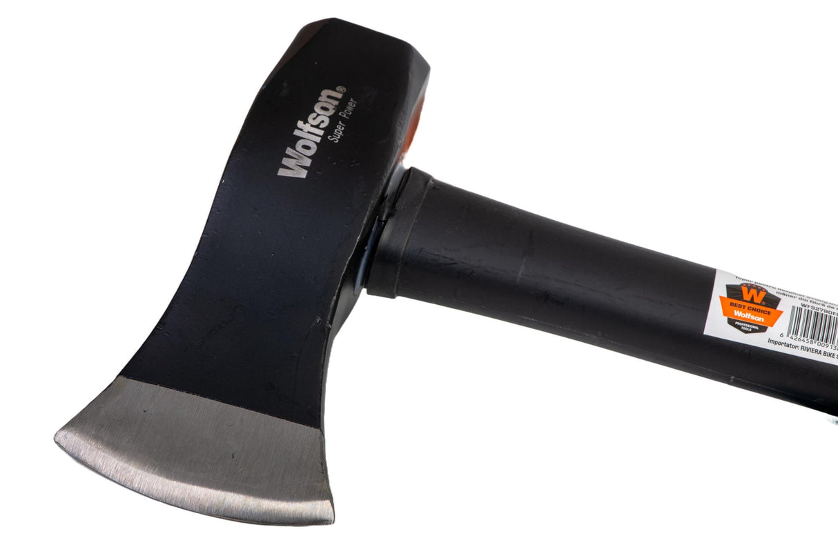 Topor pentru despicat Wolfson, 2700g, 900mm cu maner din fibra de sticla, 2, atomico.ro