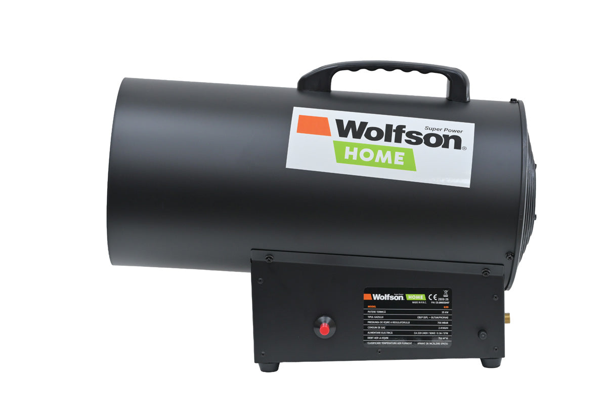 Tun de caldura pe gaz WOLFSON G35, 30kW, GPL/propan, aprindere piezoelectrica, regulator si furtun incluse, 2, atomico.ro