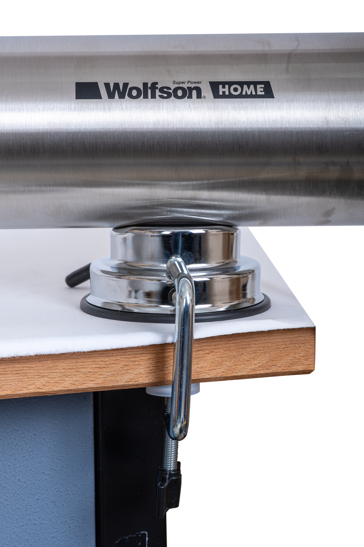 Masina manuala de umplut carnati Wolfson Home K2005S, 3 kg, corp inox, cu ventuza, 5 palnii, montaj orizontal, 4, atomico.ro